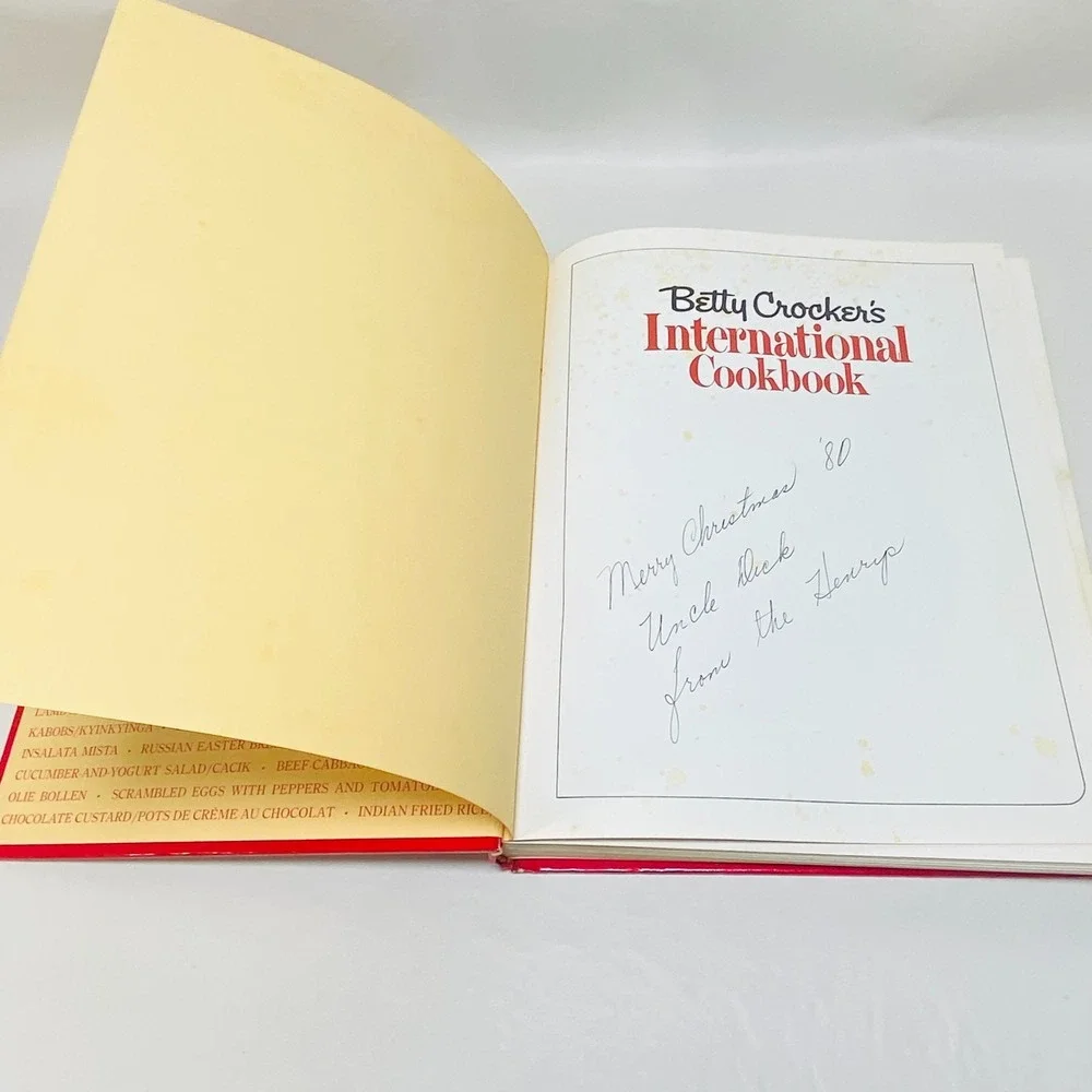 Betty‎ Crocker's International Cookbook Hardcover 1980 1st Edition Cooking